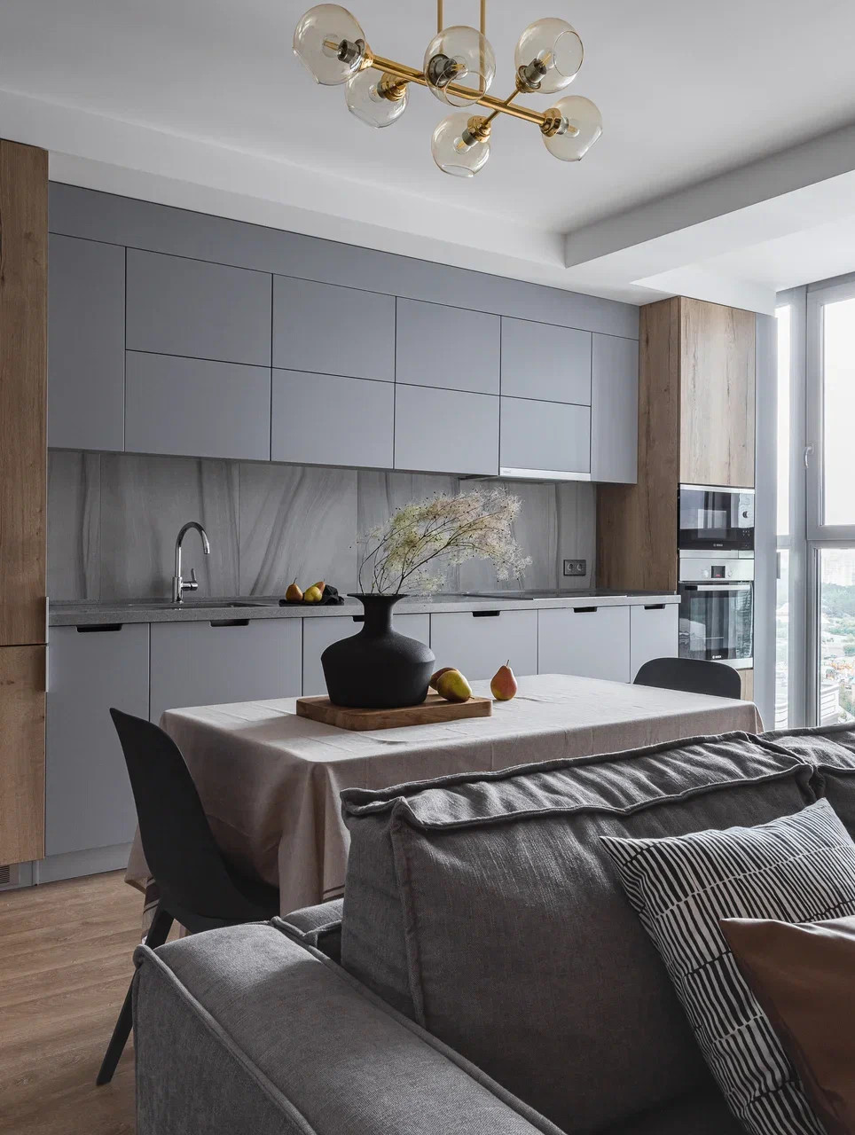 Квартира молодого дизайнера на 19 этаже