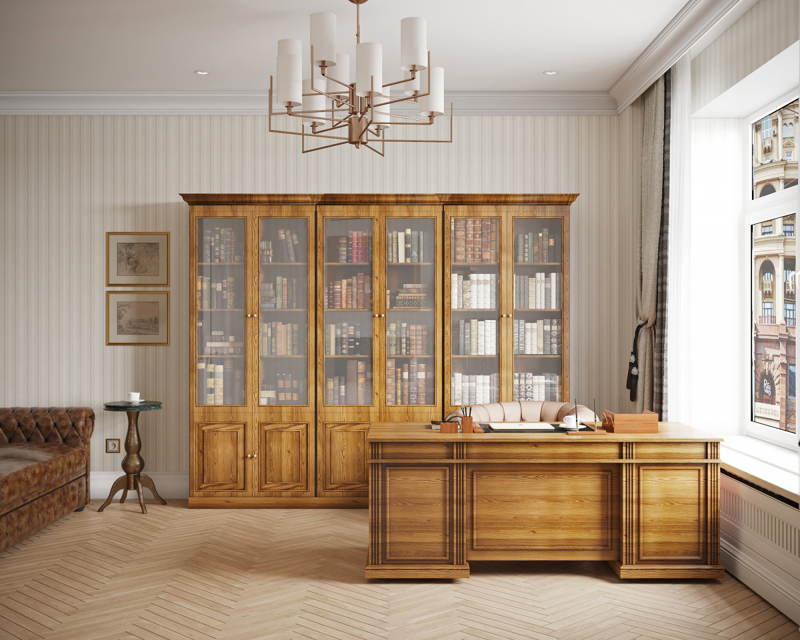 Дизайн проект квартиры с классической атмосферой