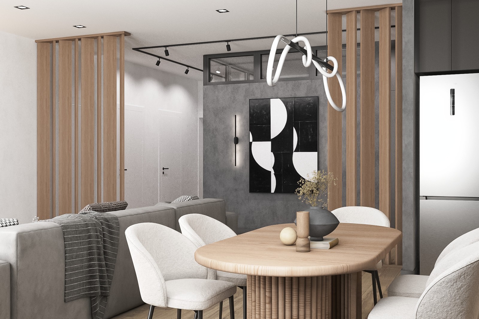 Квартира 100м2 в современном стиле