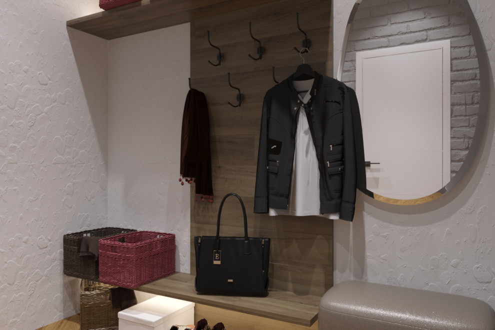 Обложка проекта: Гостиная и холл в доме под сдачу в аренду