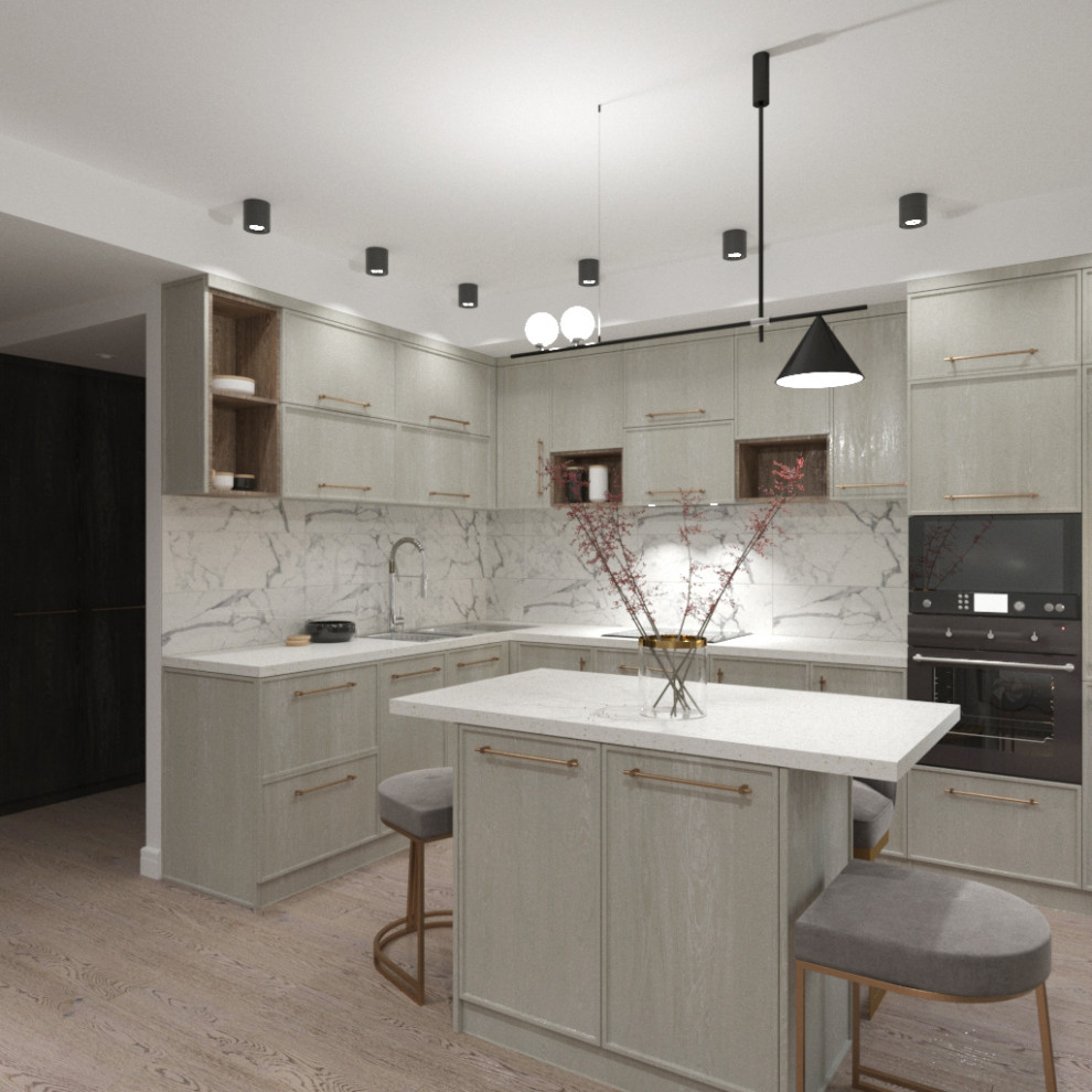 Кухня-гостиная в Питере