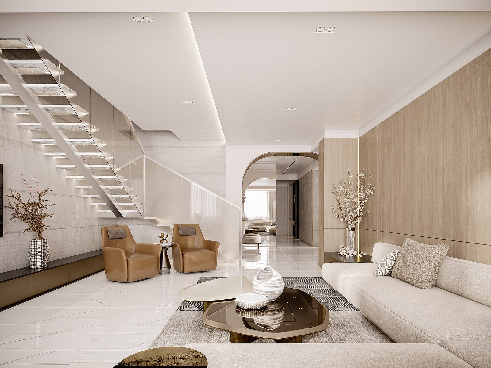 Interior with Warm Colors