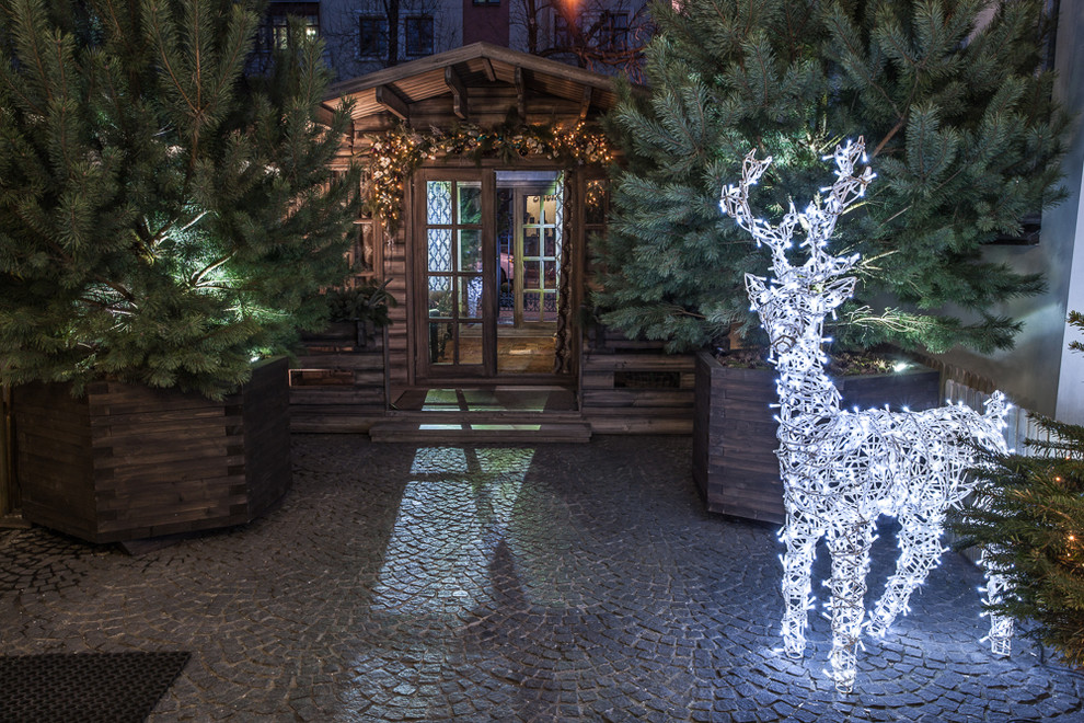 Проект зимнего шале в центре Москвы на Старом Арбате