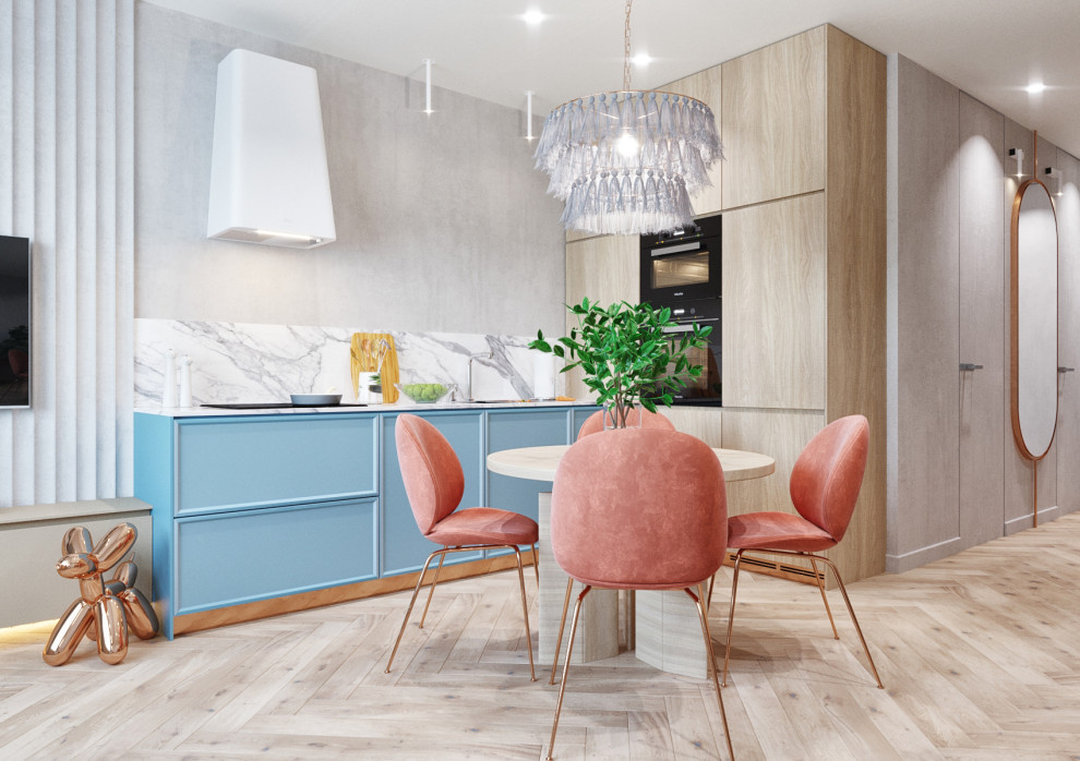 Двухкомнатная квартира 45 кв. м. в современном стиле