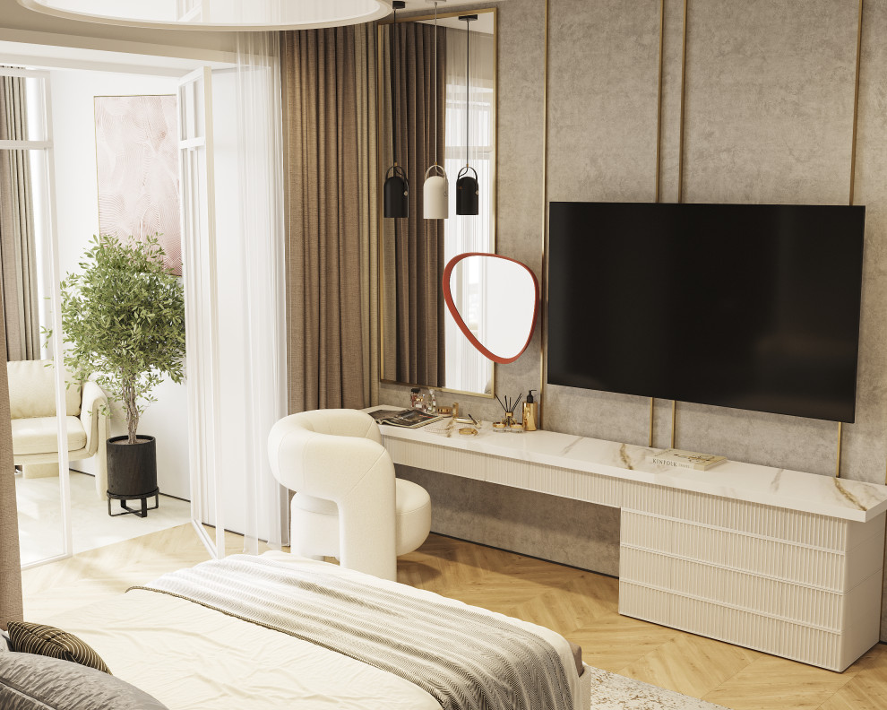 Дизайн-проект 1-комнатной квартиры Мегаполис-Парк