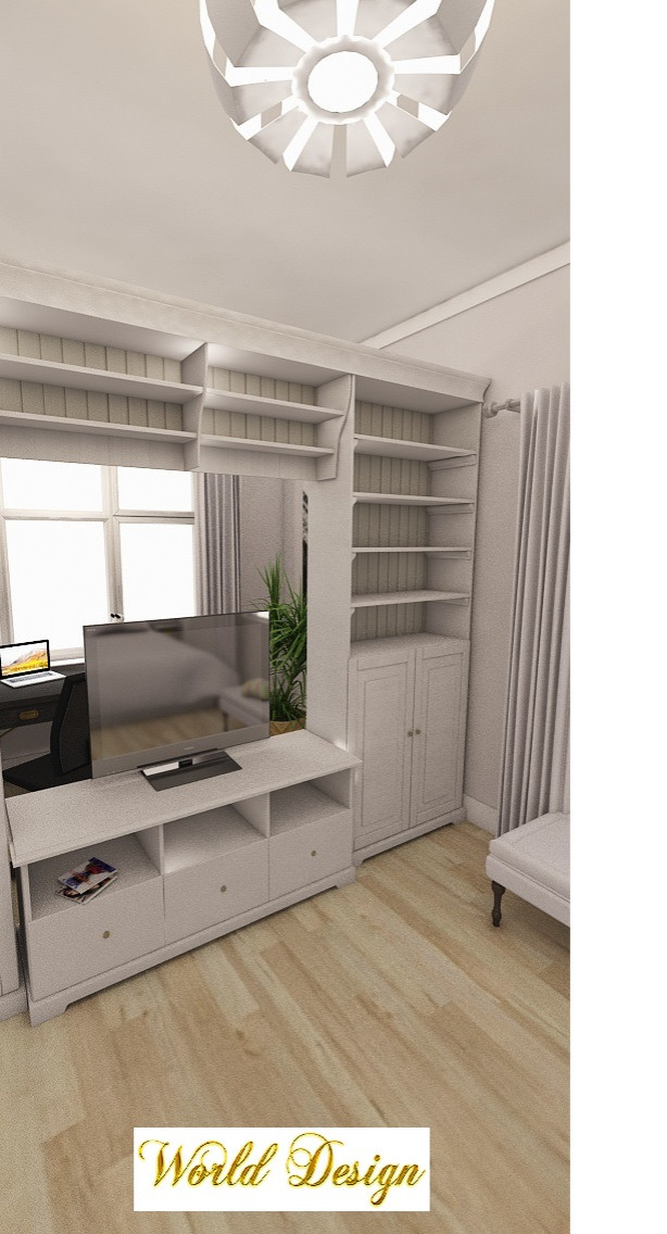 Спальня+кабинет