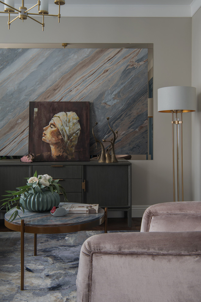 Гостиная в ЖК Донской Олимп