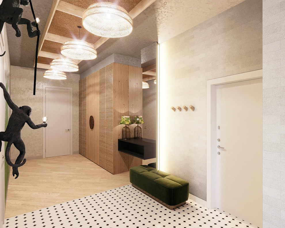 Трехкомнатная квартира в эко стиле на Приморском проспекте