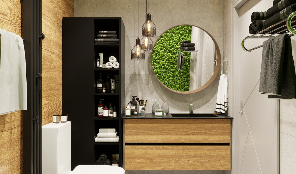 Санузел в эко-стиле