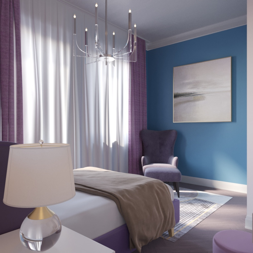 Обложка проекта: Спальня в неоклассическом стиле