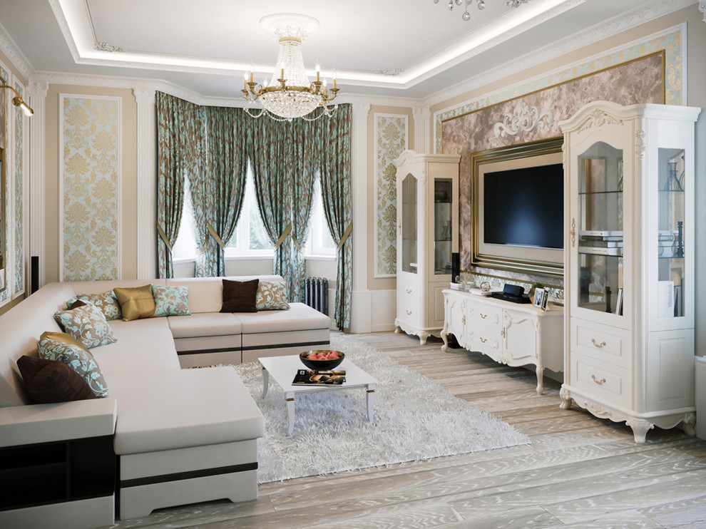 Обложка проекта: Дизайн проект загородного дома в классическом стиле