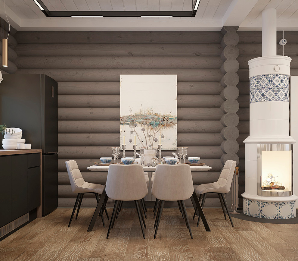 Обложка проекта: Деревянный дом под Екатеринбургом