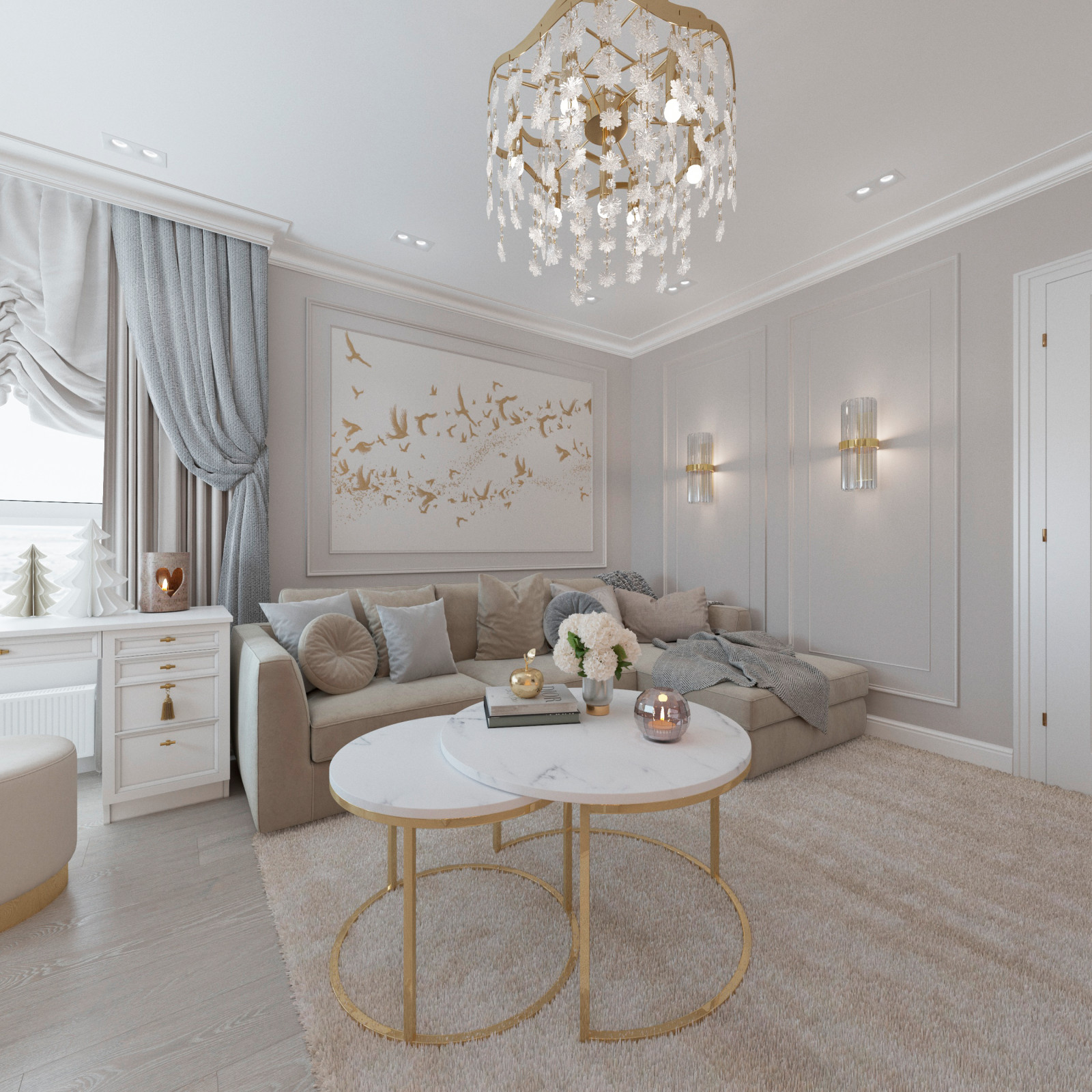 Дизайн-проект квартиры для многодетной семьи в ЖК"Fresh Lifi"