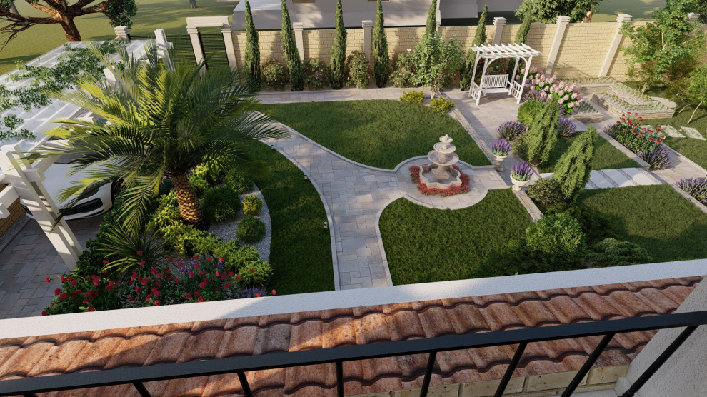 Ландшафтный проект участка в Севастополе