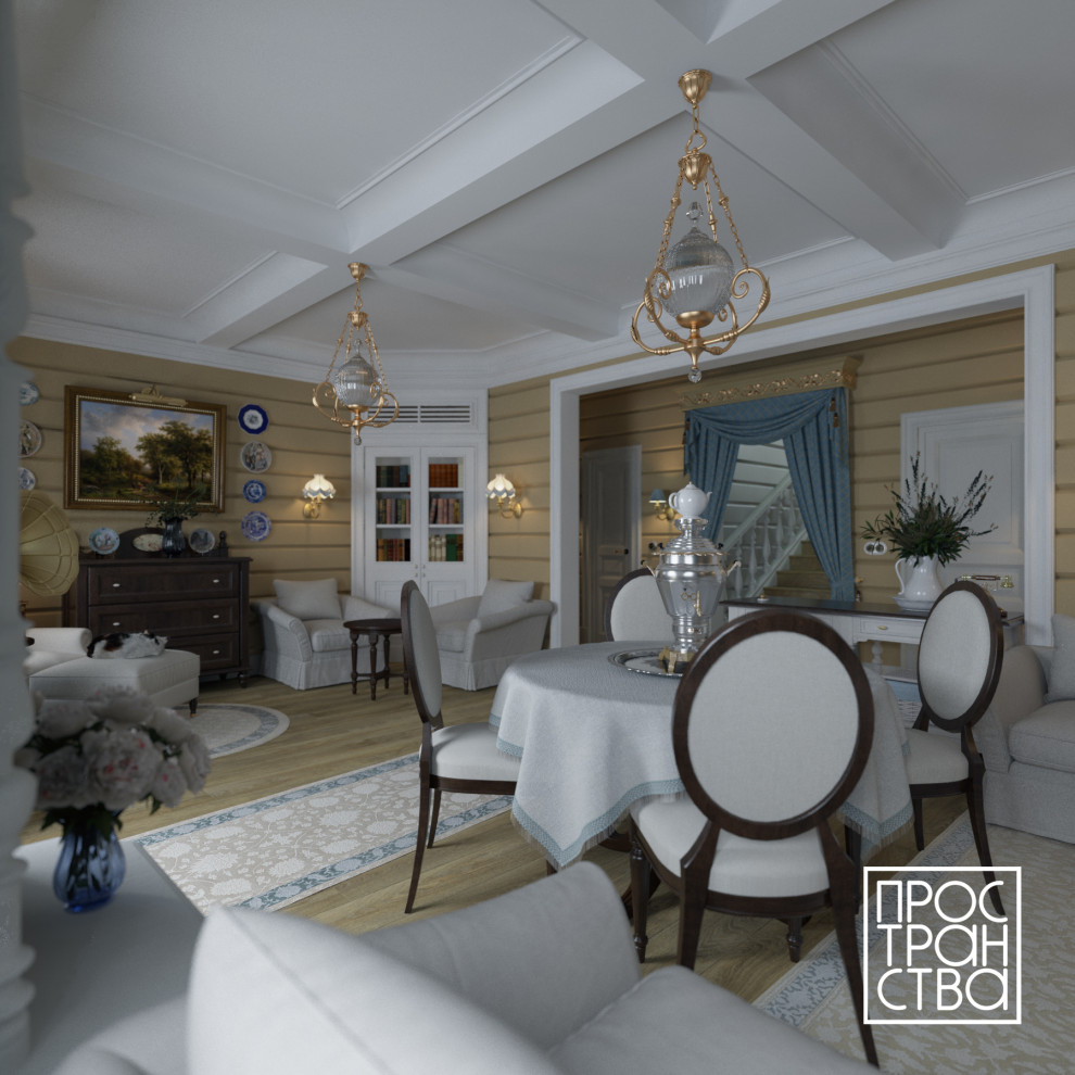 Обложка проекта: Проект гостиницы в русском стиле в Подмосковье