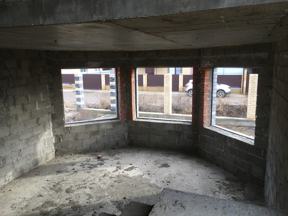 Двухэтажный дом в стиле лофт