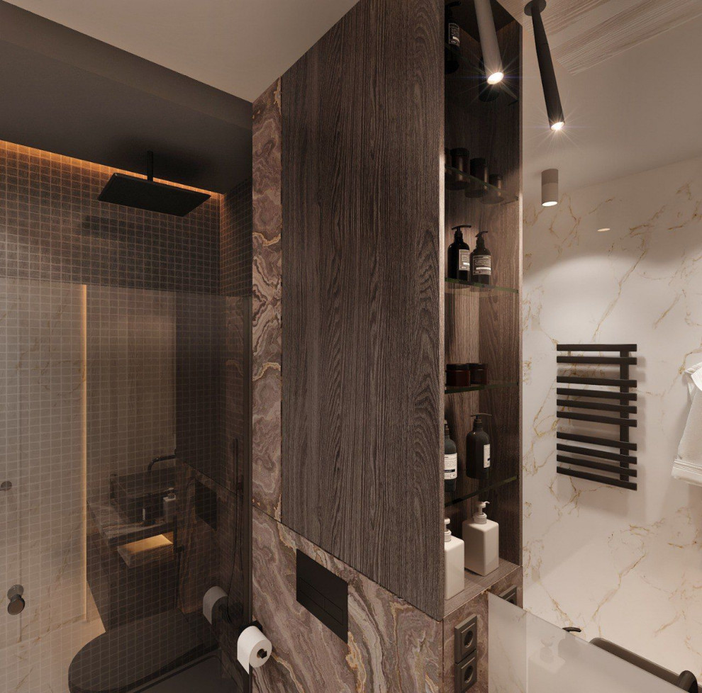 Дизайн проект Квартиры 57 м2 в ЖК Селигер Сити, Москва