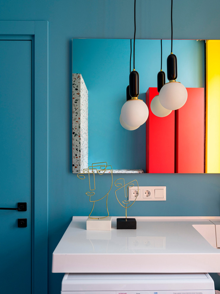 Современный интерьер в старинной доме в центре Москвы для сдачи в аренду