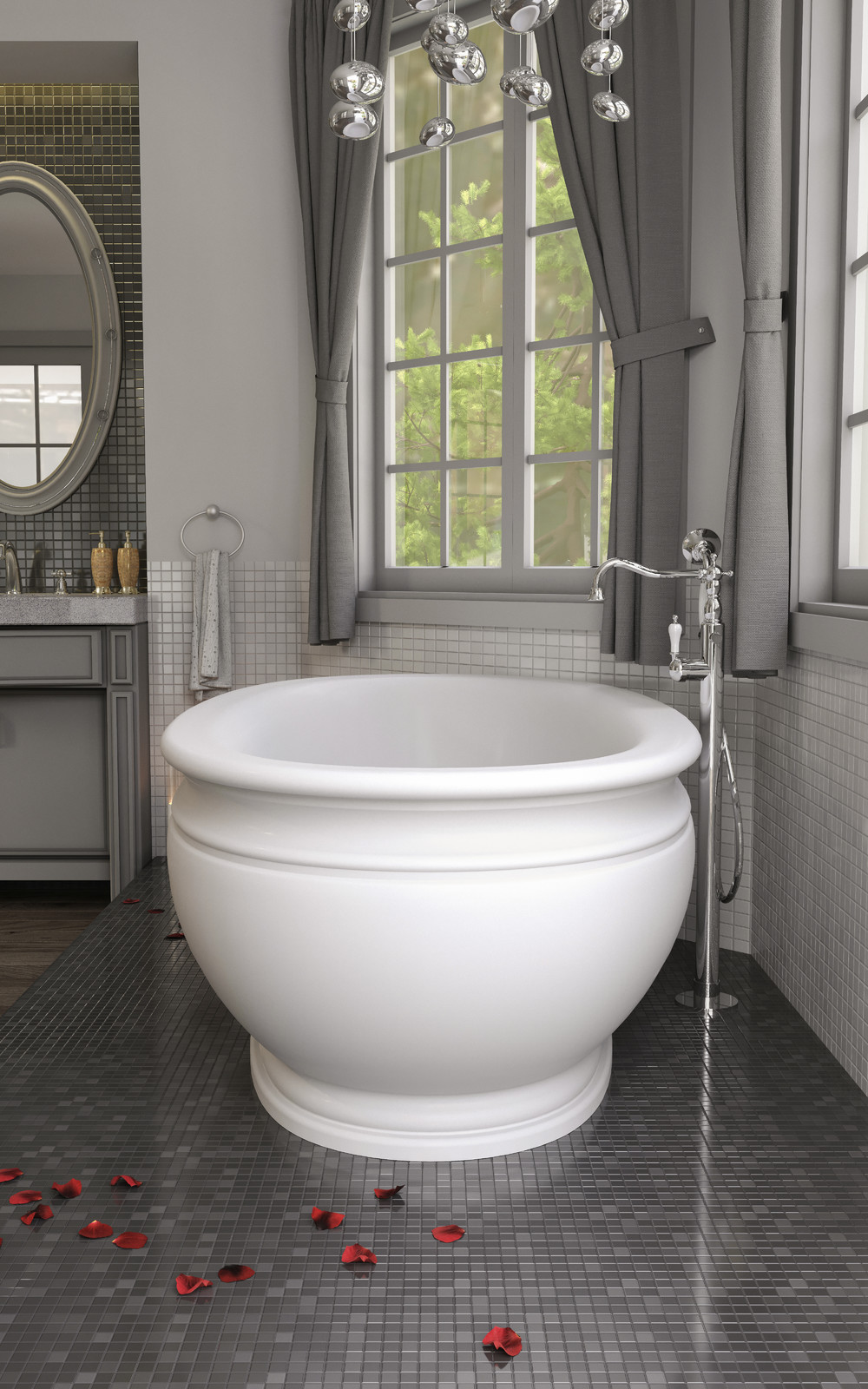 Olympian Отдельностоящая Каменная Ванна от Viva Lusso