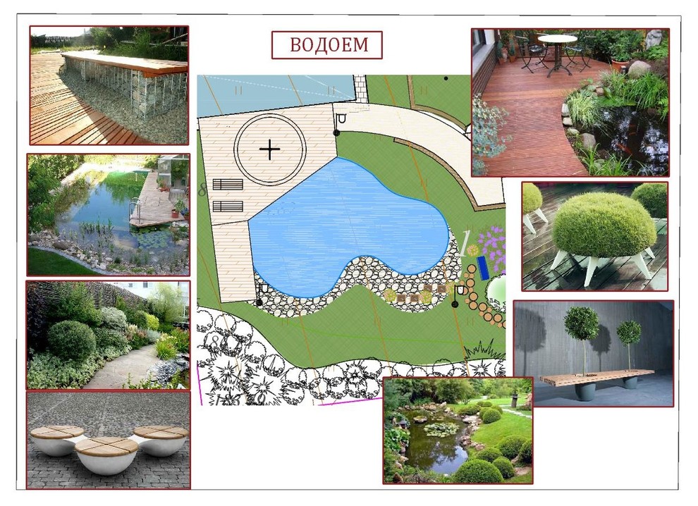 Ландшафтный дизайн - проект 40 соток