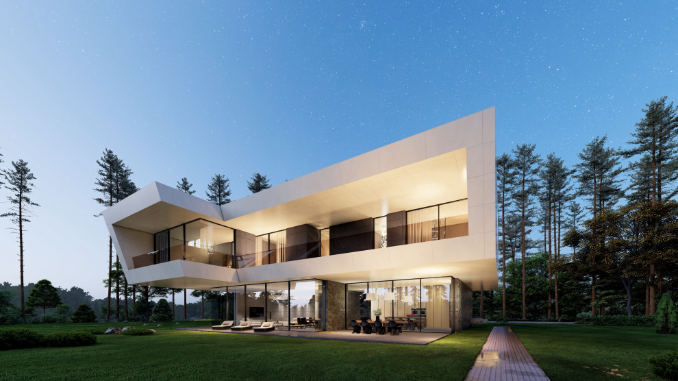 Дом в тиле футуризм