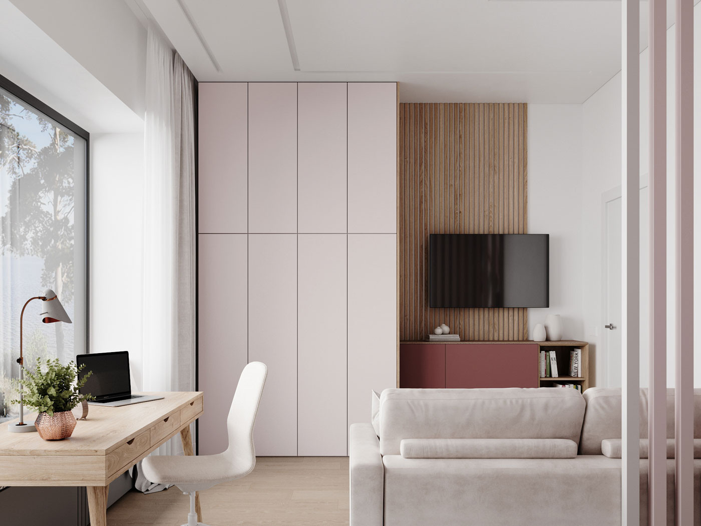 Спальня девочки из проекта Ривьера