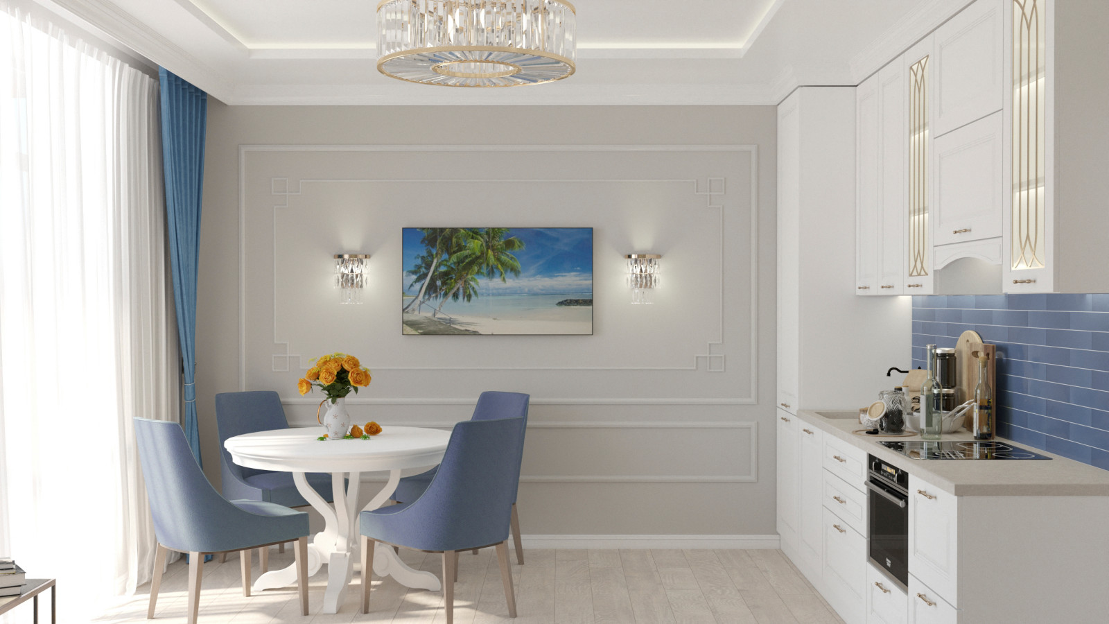 Трёхкомнатная квартира в Ж "Интеллект"