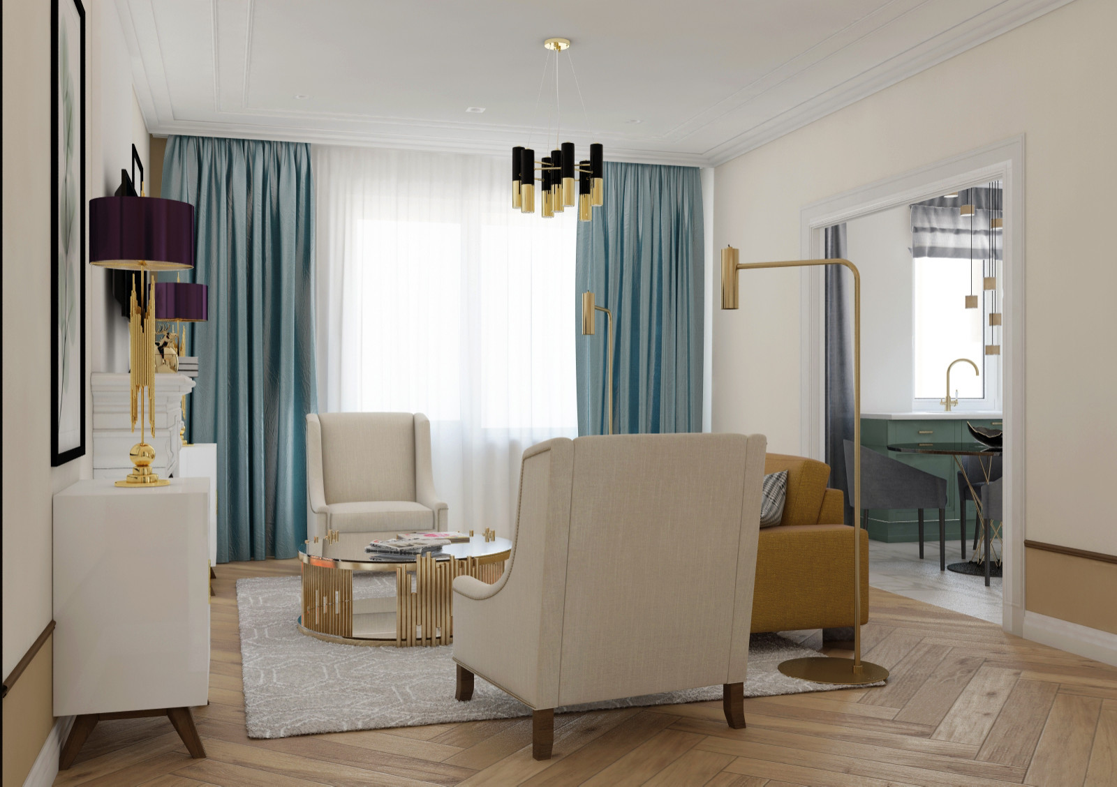 Золото и мята