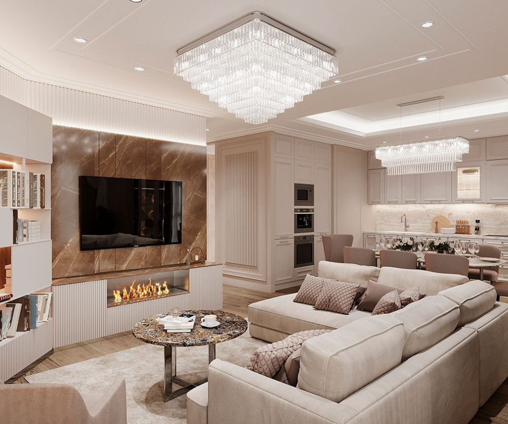 ДИЗАЙН ИНТЕРЬЕРА КВАРТИРЫ В ЖК АНГЛИЙСКИЙ КВАРТАЛ, 130 КВ.М.