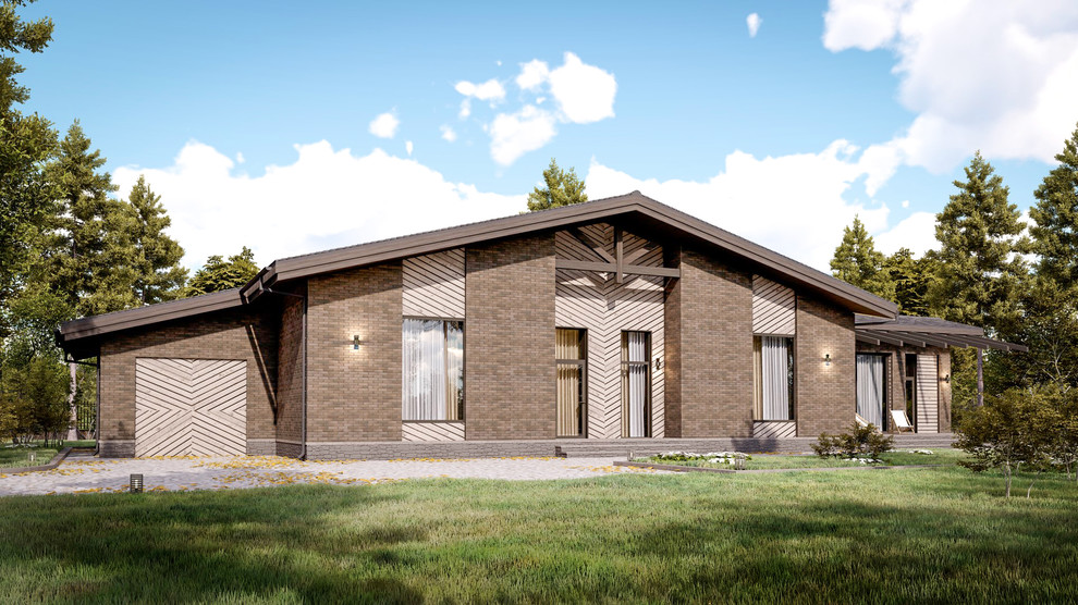 Обложка проекта: Шале. Общая площадь 400 кв м.