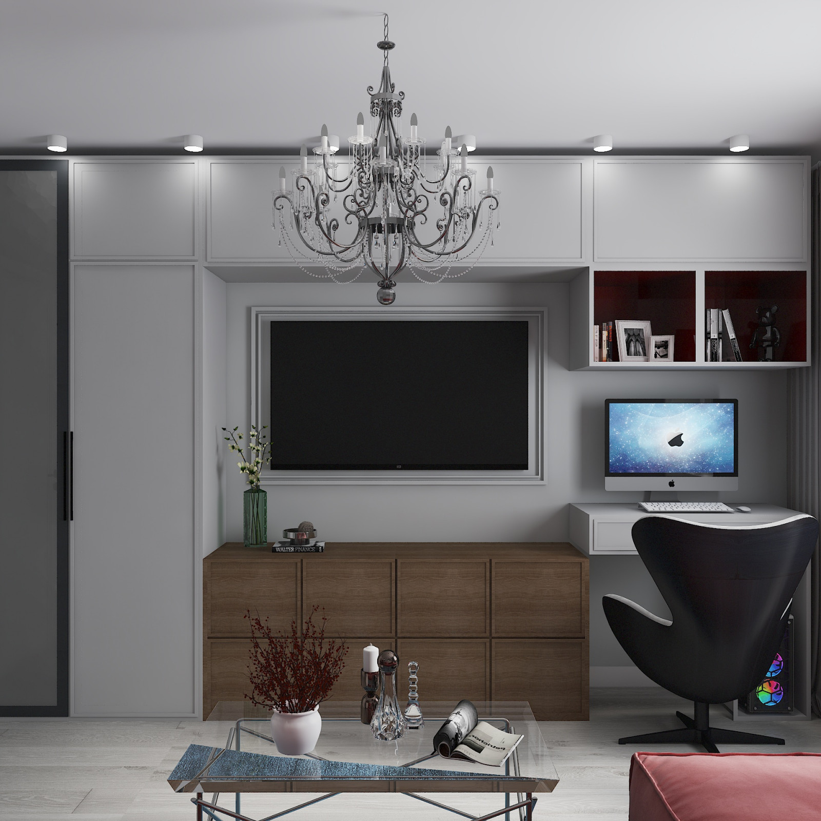 Обложка проекта: Проект квартиры с яркими акцентами