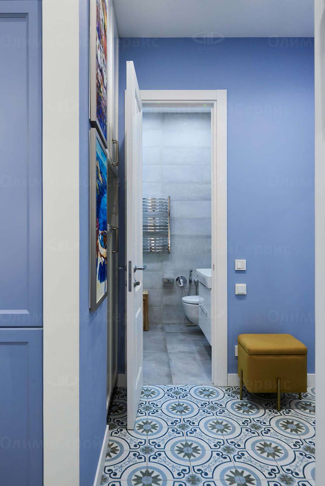 Дизайн и ремонт однокомнатной квартиры в стиле «Современная классика»