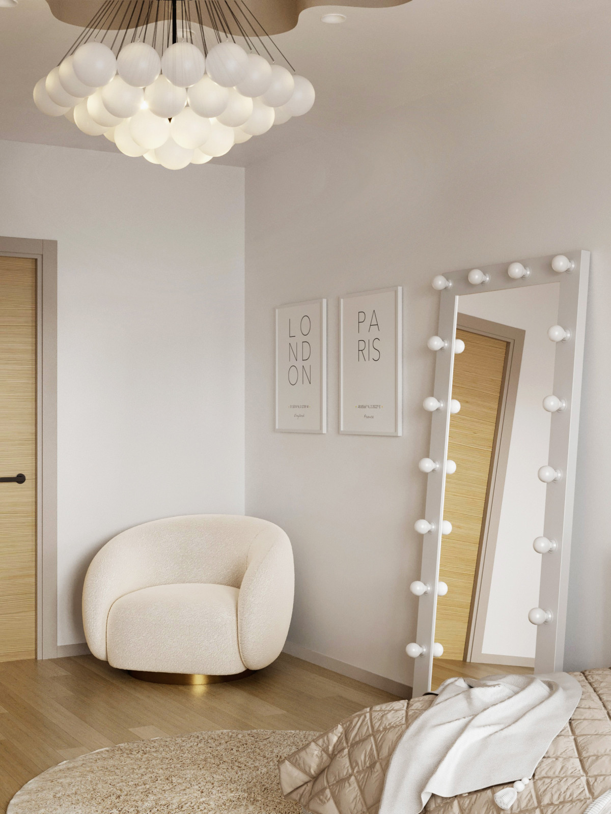 Проект спальни для девочки подростка