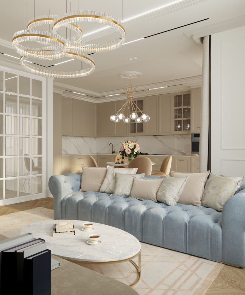 Обложка проекта: ЖК Грин Парк, квартира 90,9кв.м.