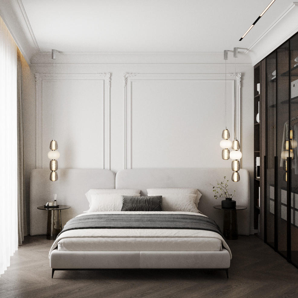 Интерьер современной квартиры в неоклассике