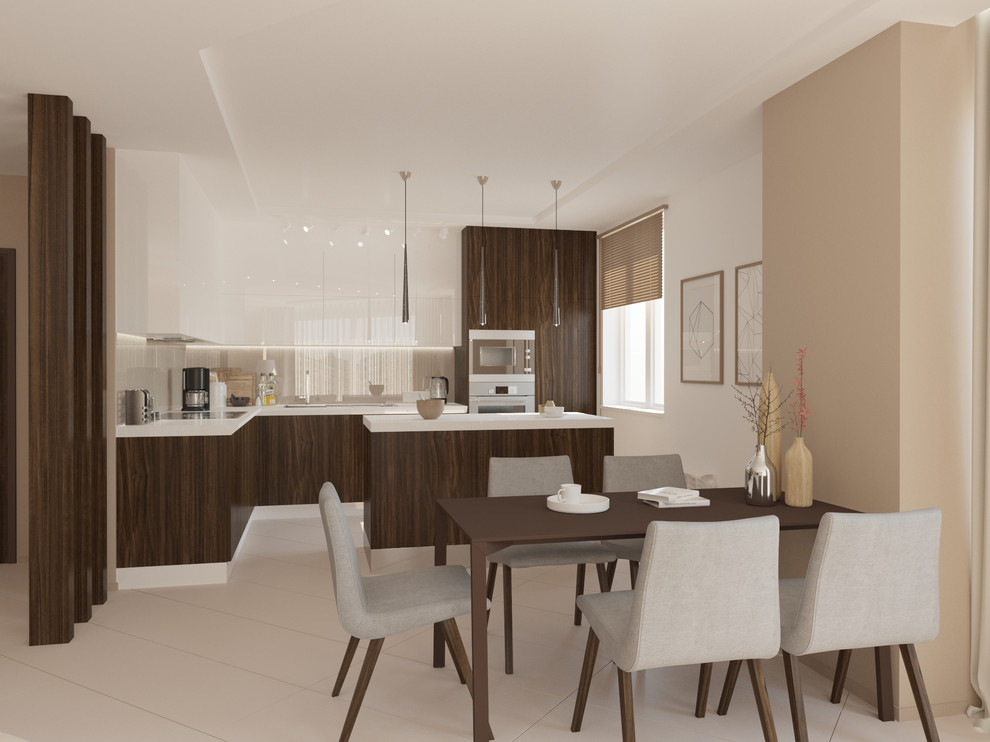 Гостиная с камином