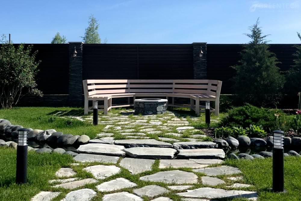 Обложка проекта: Сад построенный в к.п. Карабатово Кстовского района Нижегородской области.