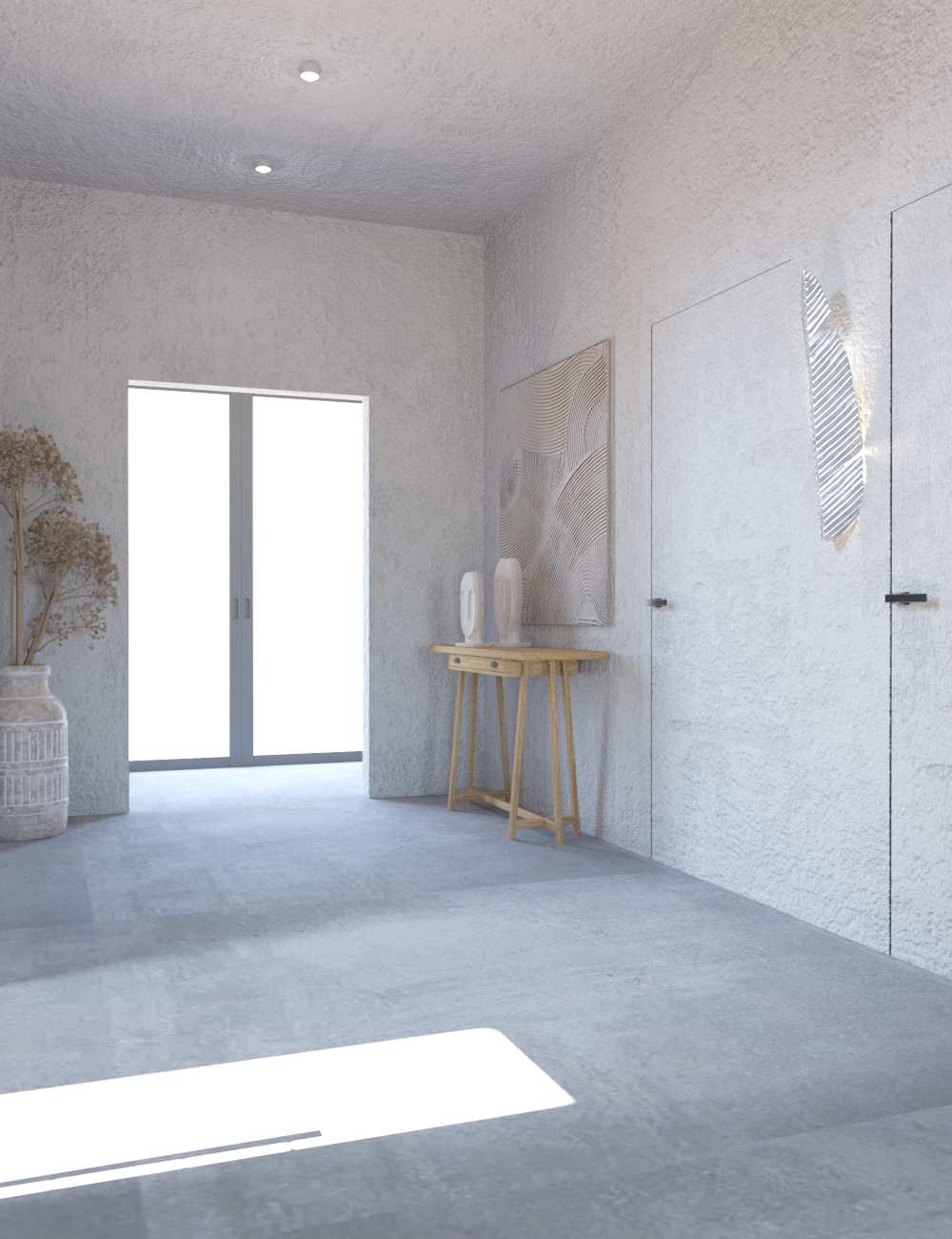 Гостиная с элементами экостиля