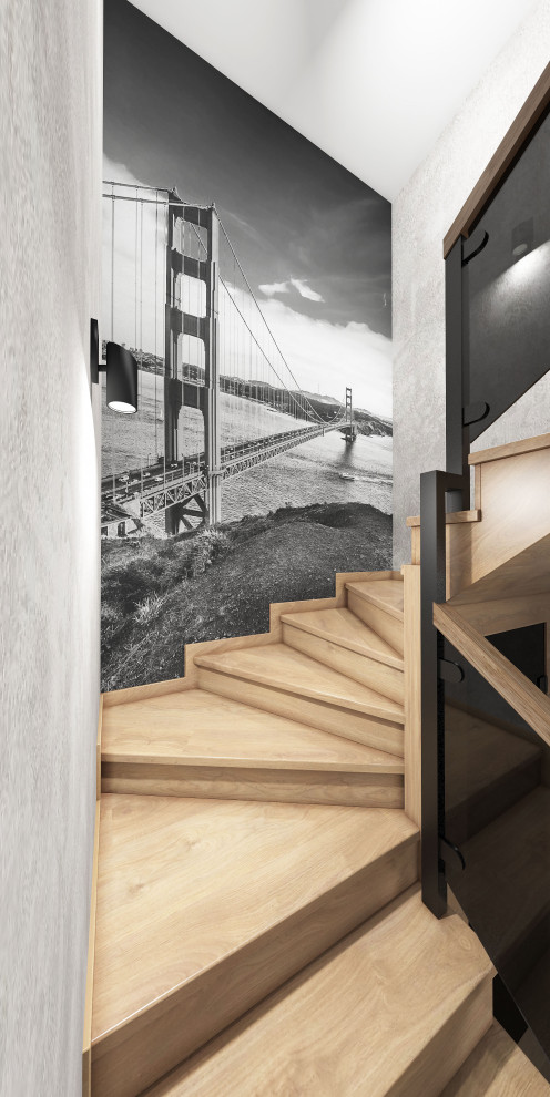 Дизайн двухуровневой квартиры в современном стиле