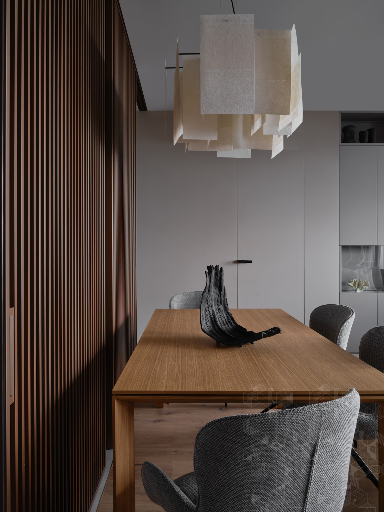 Проект недели: Спокойная кухня-гостиная в «природной» гамме