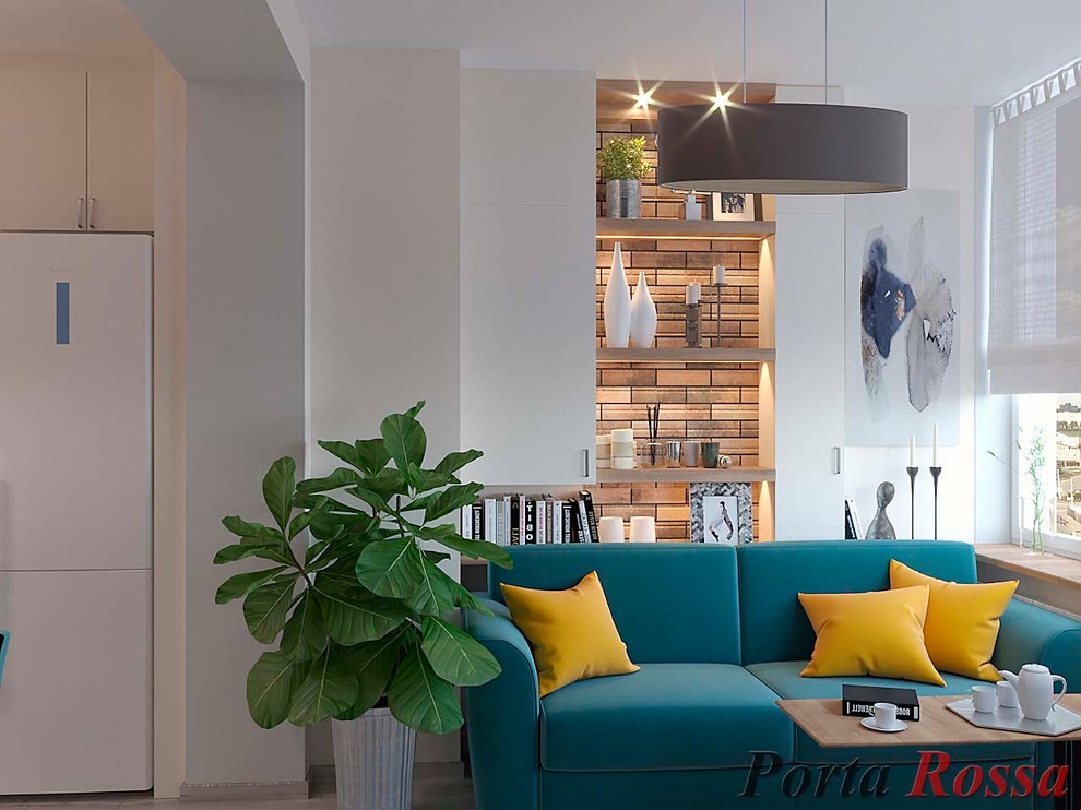 Apartment in Contemporary style (33,8 sq.m)