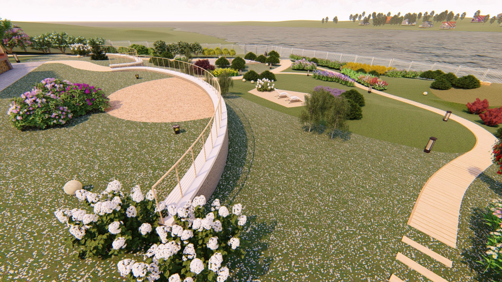 Проект ландшафтного благоустройства в посёлке Ушаково