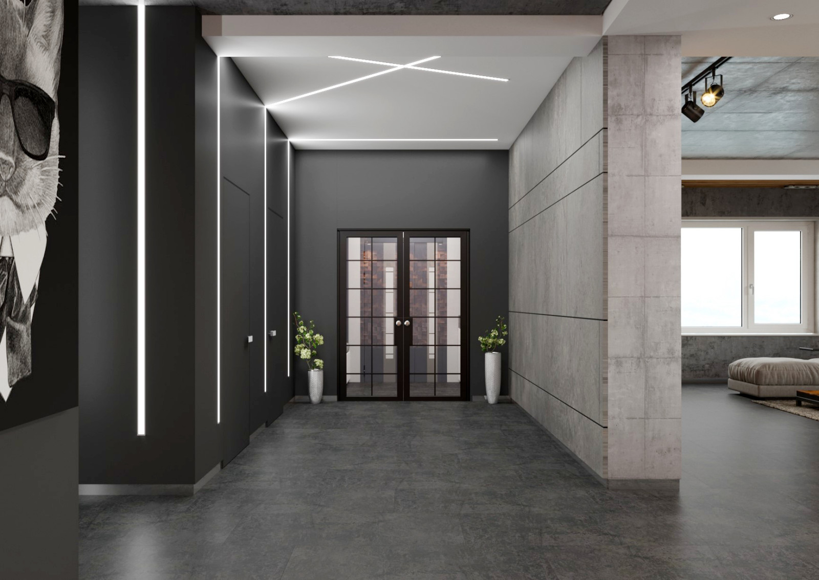 Лофт для молодой семьи