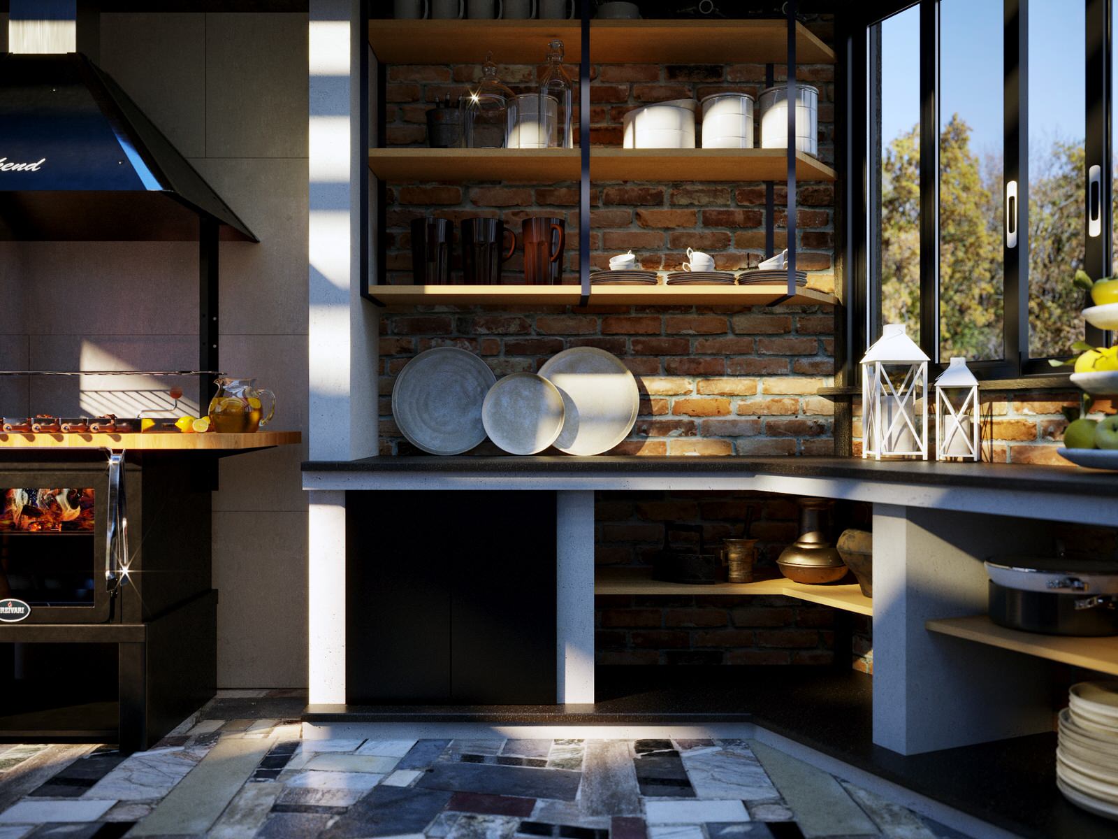 Летняя кухня в Малаховке