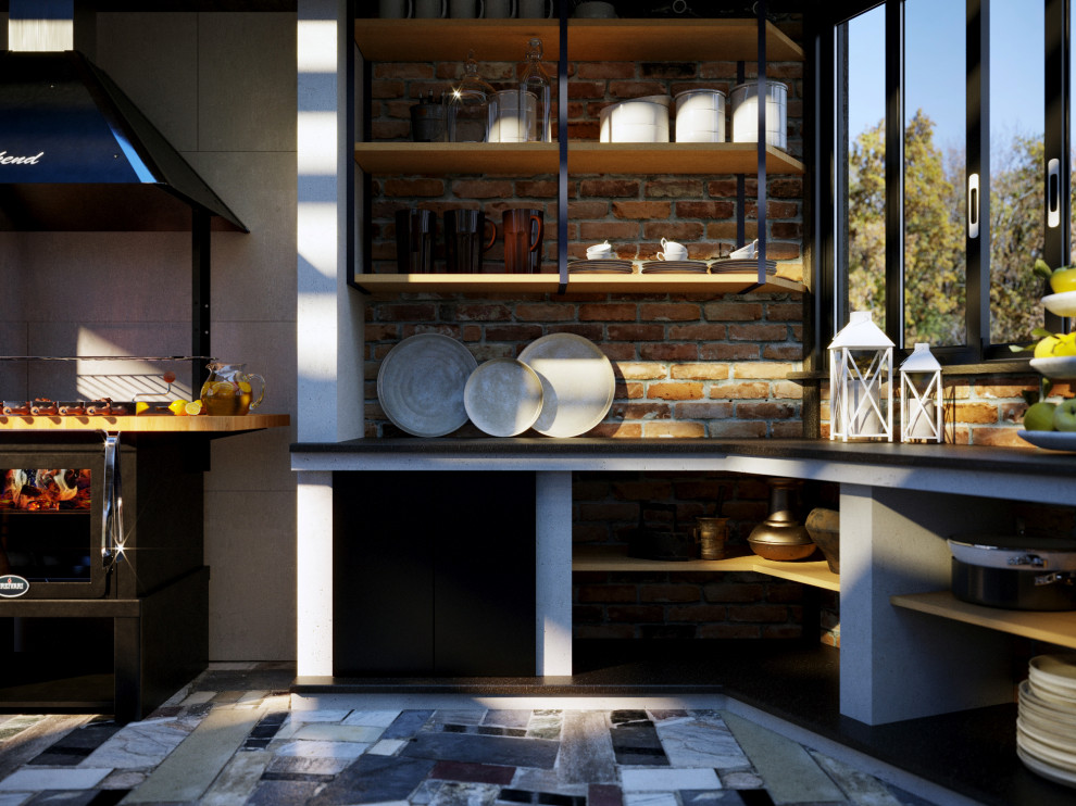 Летняя кухня в Малаховке