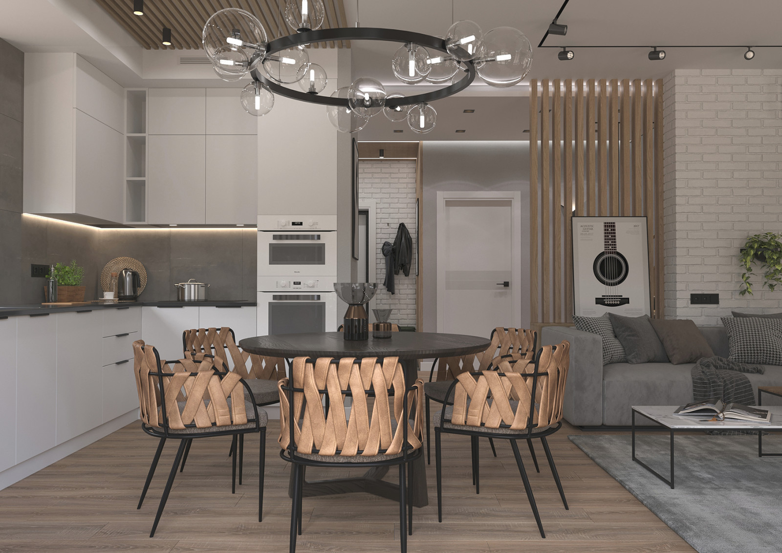 Кухня-гостиная (зона кухни) 1