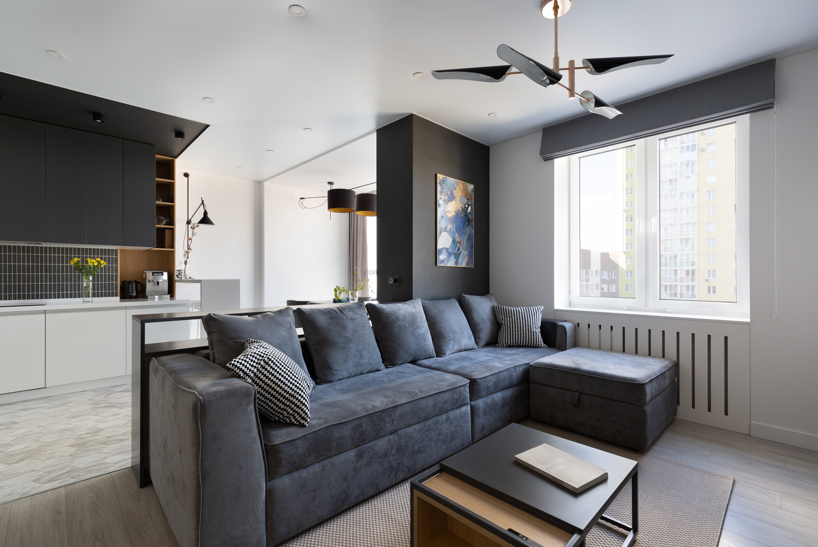 Квартира 120 м2, для молодой позитивной семьи с маленькой принцессой и её Альфом