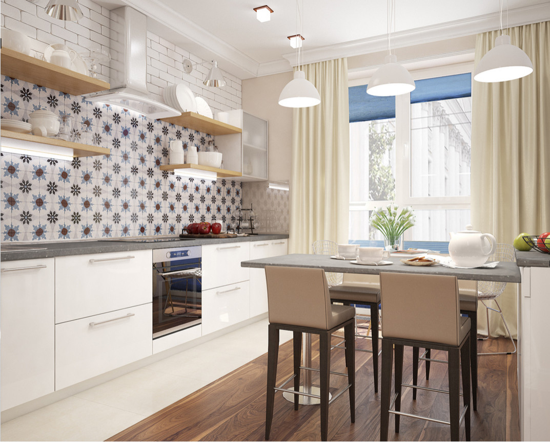 Квартира-студия в стиле 60х.