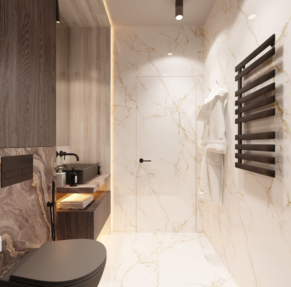 Дизайн проект Квартиры 57 м2 в ЖК Селигер Сити, Москва