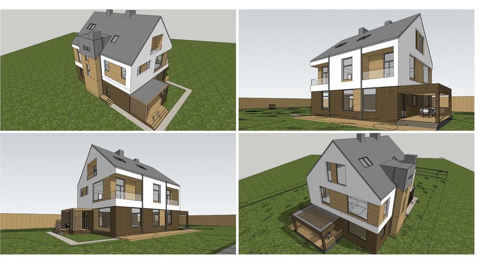 Дом в скандинавском стиле.
